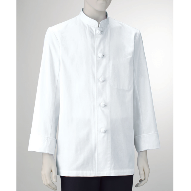 417-60　コックコートシングル長袖