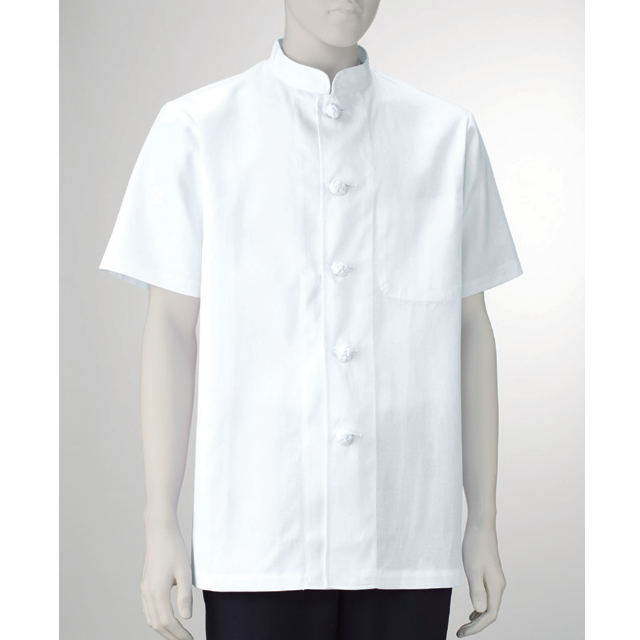 418-60　コックコートシングル半袖