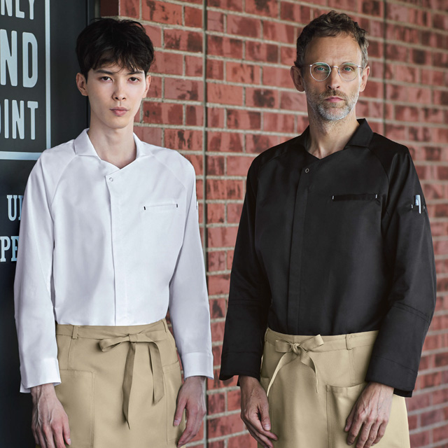 KAZEN(カゼン) KZN615-10 KZN615-15 調理コート(男女兼用)